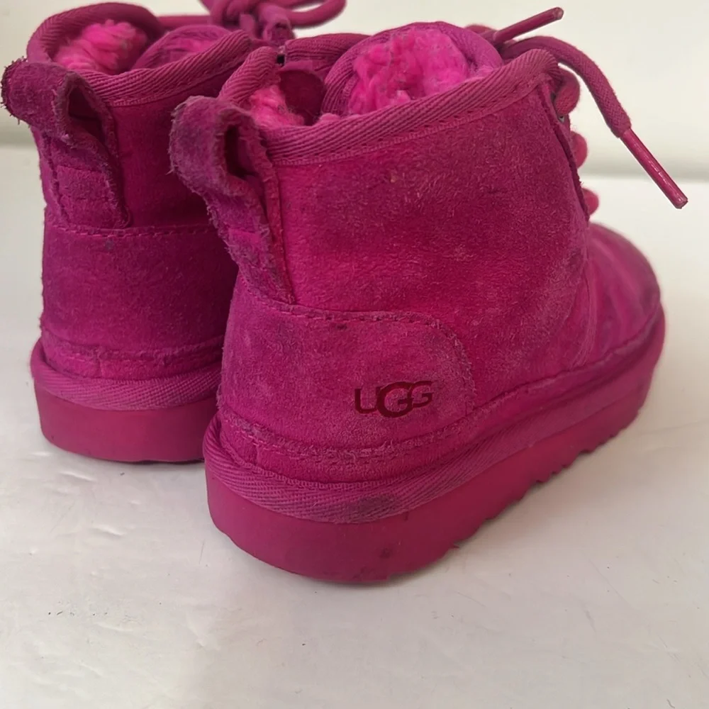 UGG Kids Fuchsia Boots sz 9